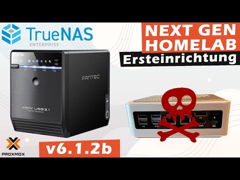 Homelab NAS Ersteinrichtung Teil 1 = TrueNAS Scale + Fantec 10Gbit + Mini PC