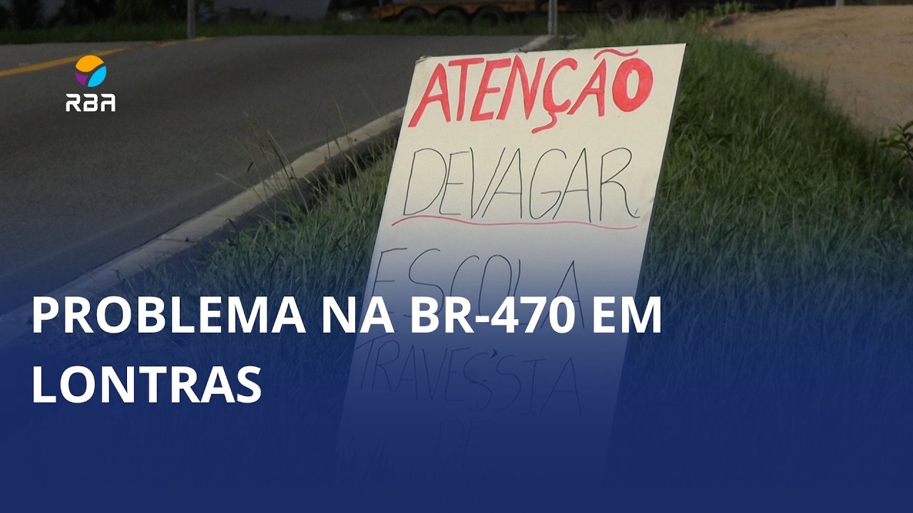 Falta de sinalização preocupa comunidade escolar em Lontras