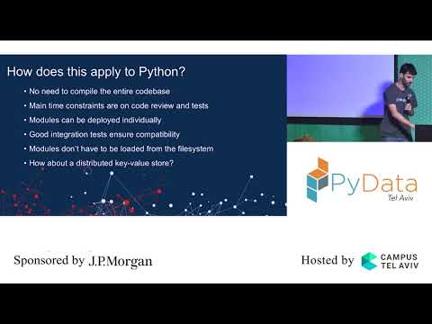 PyData Tel Aviv Meetup: Continuous Delivery in Python on a Massive Scale - Or Been-Zeev