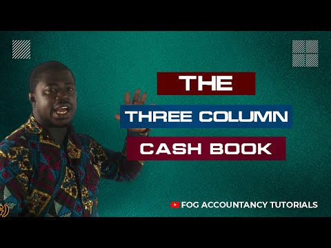 THE THREE COLUMN CASHBOOK
