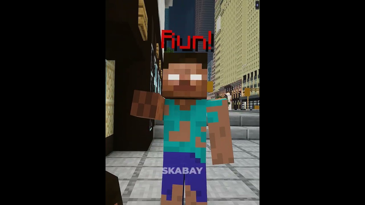 Helping Herobrine To Take His Revenge  #minecraft #memes #meme #minecraftshorts