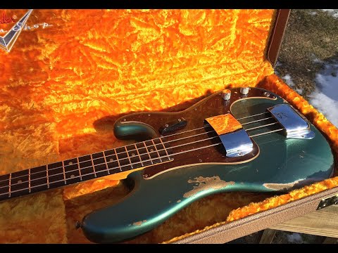 Fender 2020 Custom Shop '60 Precision Heavy Relic, Aged Sherwood Green