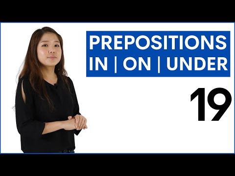 前置詞IN ON UNDERを学ぶ｜基礎英文法講座｜ベネッセコーポレーション (Learn Prepositions IN ON UNDER | Basic English Grammar Course)