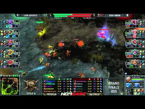 HoN Tour S2 Cycle 6 Grand Finals - LION vs sG game 1 part 1