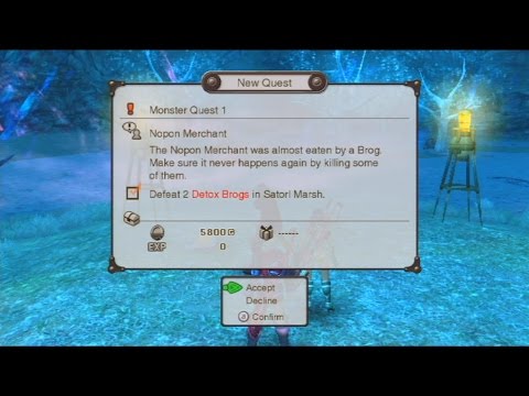 Xenoblade Chronicles - Monster Quest 1, 2, 3, & 4 - Satorl Marsh