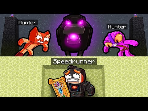 OVERPOWERED MANHUNT! (Speedrunner vs Hunters)