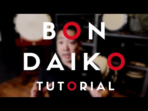 Bon Daiko Tutorial - Obon Festival Taiko Drumming Lesson