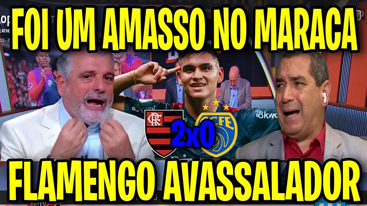 FOI UM AMASSO! IMPRENSA SE RENDE AO MENGÃO AVASSALADOR FLAMENGO 2X0 SAMPAIO CORRÊA