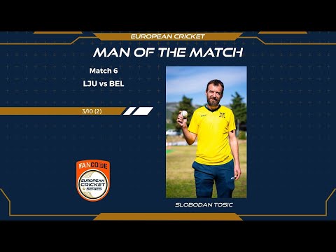 MOM: S.Tosic - LJU vs BEL | Highlights | FanCode ECS Croatia Day 2 | Croatia 2021