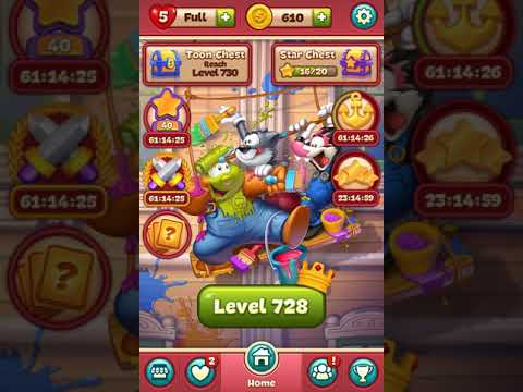 Toon Blast game level 728