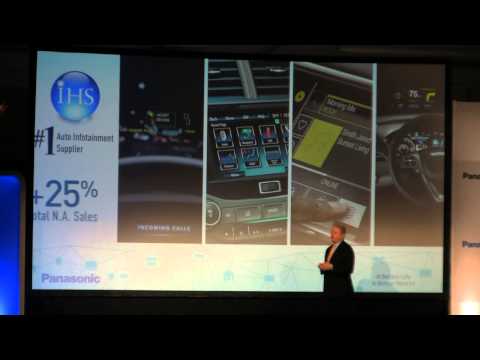 Tom Gebhardt, President Panasonic Automotive at2015 International Consumer Electronics Show (CES)