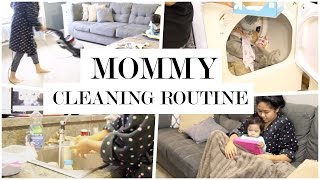 Mommy Cleaning Routine! Stay-At-Home Mom Clean With Me