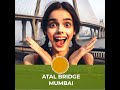 Mumbai Atal Bridge Or Atal Setu Or Mumbai Trans Harbour Link Bridge Or Nhava Sheva Full Drive