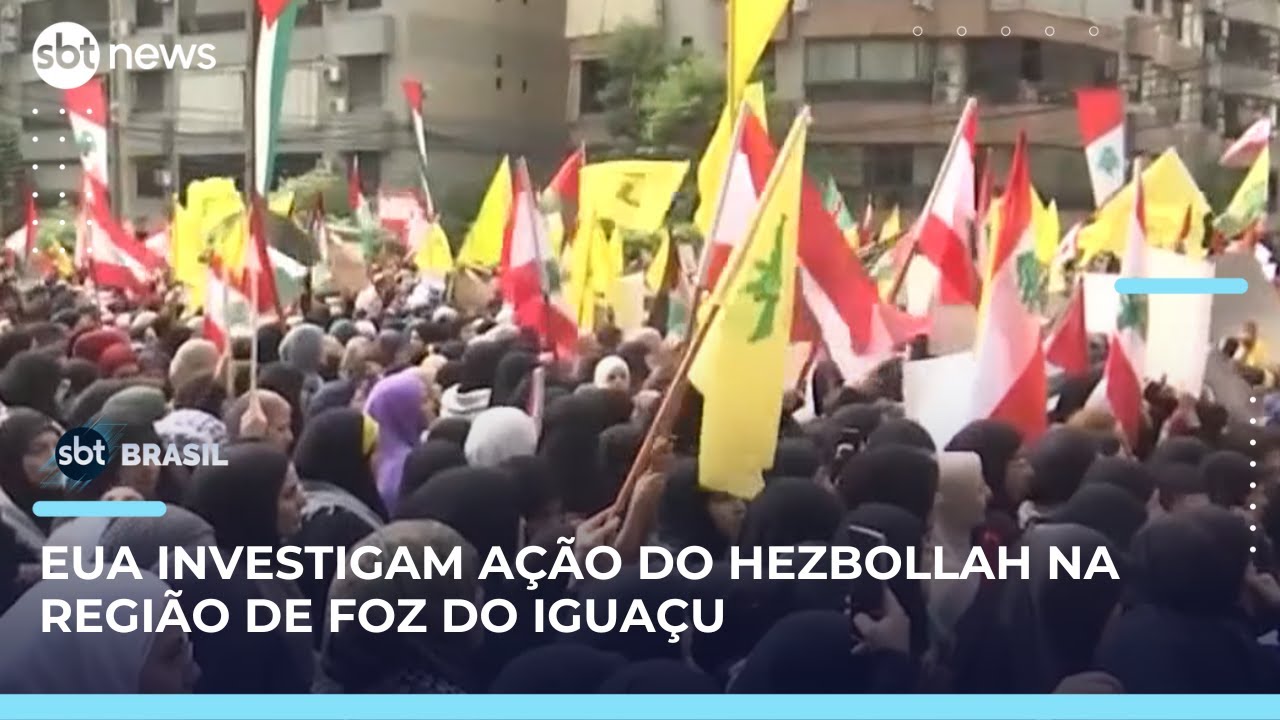 EUA oferecem recompensa por informações sobre o Hezbollah na América do Sul | SBT Brasil (19/05/25)