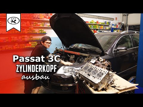 VW Passat 3C B6 2.0 TDI Zylinderkopf ausbau | VW Passat 3C 2.0 TDI cylinder head removal | VitjaWolf