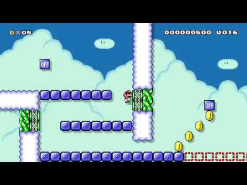 Super Mario Maker 2 Speedrunning in the Sky (20 sec)