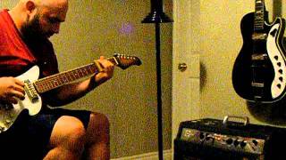 Video thumbnail for 1960s Zenon/Audition Gold Foil Guitar by grev21