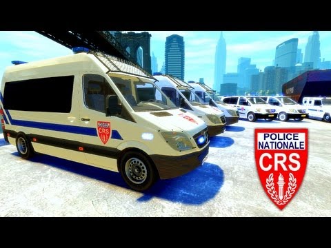 GTA IV Mods French : CRS Police Nationale