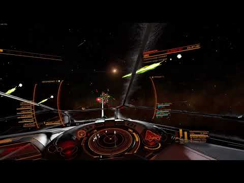 AX FDL Gatling Gauss VS Basilisk - Elite Dangerous