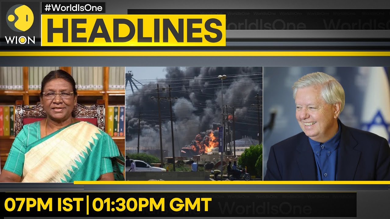 US Senator Graham: Hamas Is Rearming | Sudan Drone Attack: 10 Killed In North Darfur |WION HEADLINES