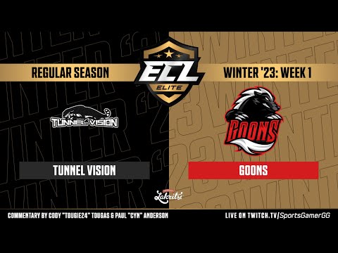ECL Elite Winter '23 HIGHLIGHTS | Tunnel Vision vs. Goons - NHL 23 EASHL 6s Gameplay