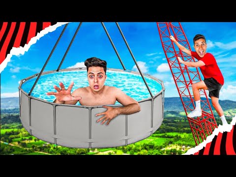O ÚLTIMO A SAIR DA PISCINA MAIS ALTA DO MUNDO, VENCE - Desafio