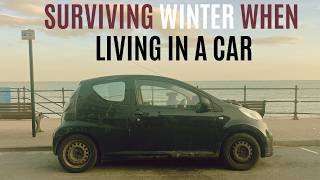 How to live in a car in winter....