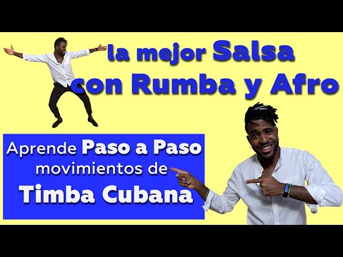 pasos de SALSA RUMBA AFRO👉 Clase de TIMBA Salsa Cubana