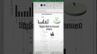 Dashboard shapes. Turn your typical charts into a nicer looking 3D or beveled-edge chart with this trick. - Excel Xpert tutorial video