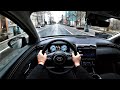 2021 Hyundai Tucson Premium 1 6 T GDI 150hp 48V Mild Hybrid POV Test Drive Fuel Consumption