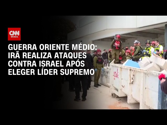 Irã realiza ataques contra Israel após escolha do novo líder supremo | LIVE CNN