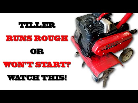 MTD Tiller With Rusty Tank and Bad Carburetor