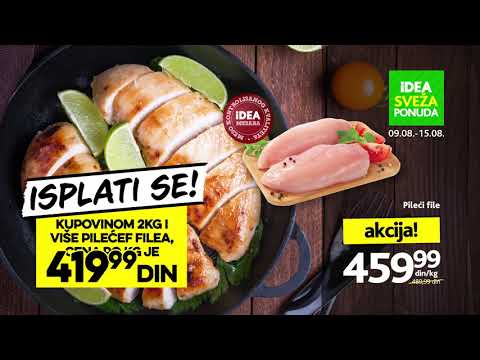 IDEA | Sveža ponuda 09.08 - 11.08.2019.