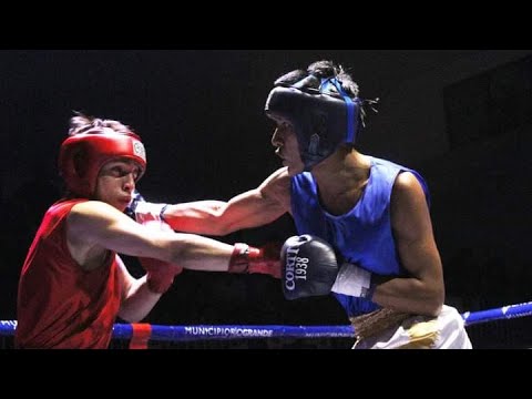 Boxeo Cristian Medina ( Municipal Gomez ) VS Dylan Acuña ( Trelew ) -58 KG