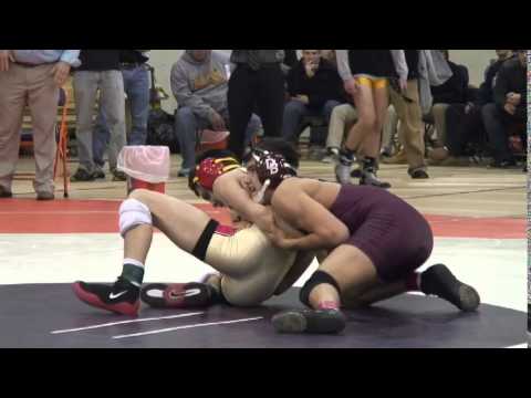 NJSIAA Region 2 Kyle Bierdumpfel of Don Bosco defeats Pete Lipari of Bergen Catholic for the 126lb t