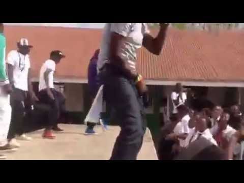 Wyre Leads Students in Dancing to She Say Dat