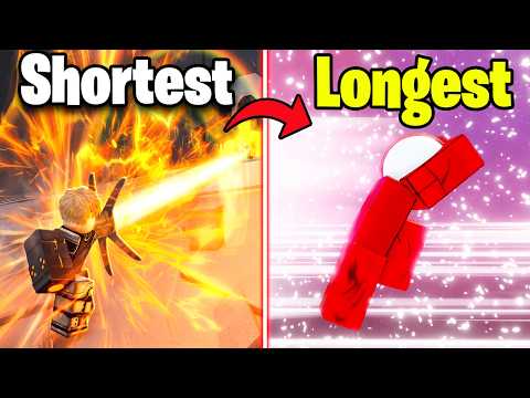 What Is The Longest Attack In The Strongest Battlegrounds?