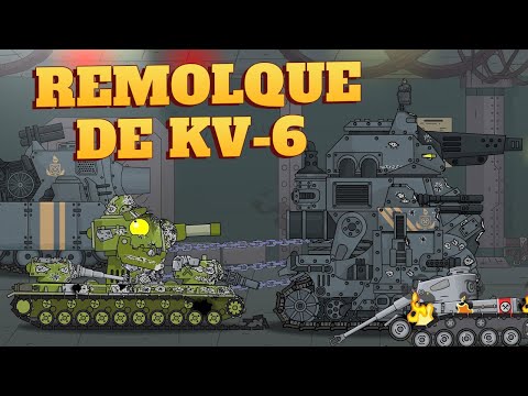 Remolque de KV-6 - Dibujos animados sobre tanques