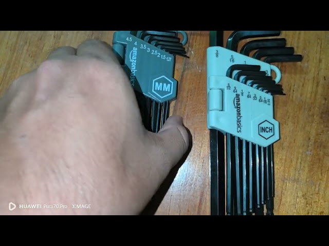 Vídeo relacionado con Amazon Basics Juego de llaves allen/hexagonales de 36 piezas - pulgadas/SAE y métrico