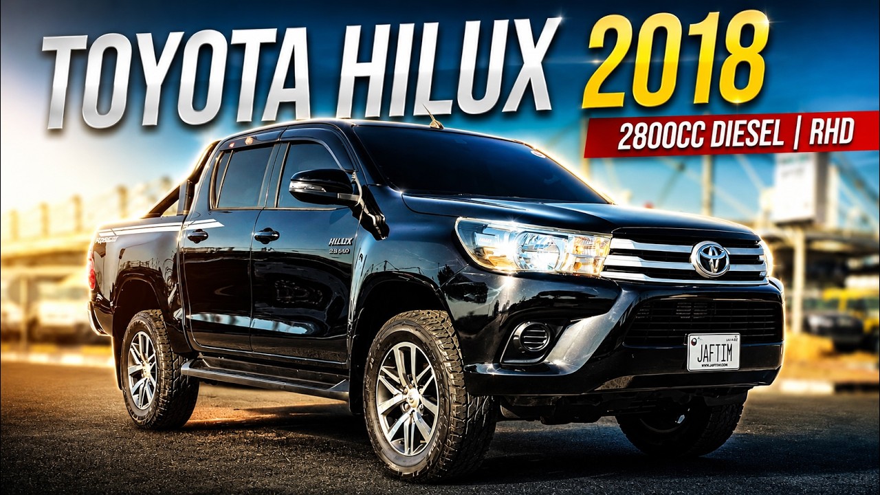 Toyota Hilux 2018 | 2.8L DIESEL | AT | RHD | SPORTS BAR | DOWNHILL ASSIST | CRUISE CONTROL video