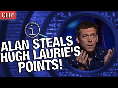 QI | Alan Steals Hugh Laurie's Points