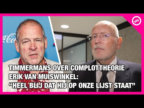 Frans Timmermans: "Erik van Muiswinkel DOES distance himself from anti-Semitic conspiracy theory"