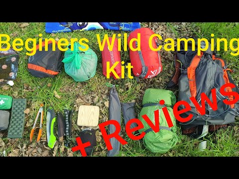 MY BEGINNERS WILD CAMPING KIT REVIEW