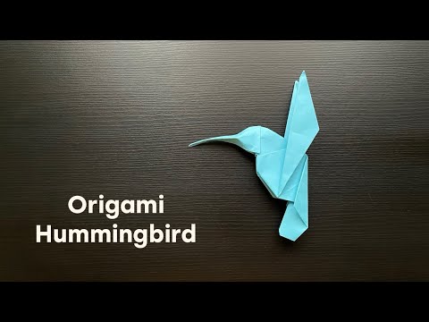 How to make Origami Hummingbird | DIY Paper Hummingbird | DIY Origami Bird