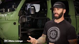 Rhino Linings SEMA 2019 - Spiked Jeep Hulk Build