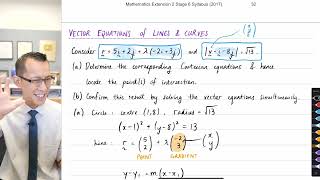 Cartesian & Vector Equations (2 of 3: Line equation)