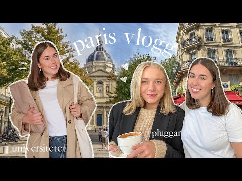 PARISVLOGG | universitetsvlogg, plugga i paris, en dag i mitt liv