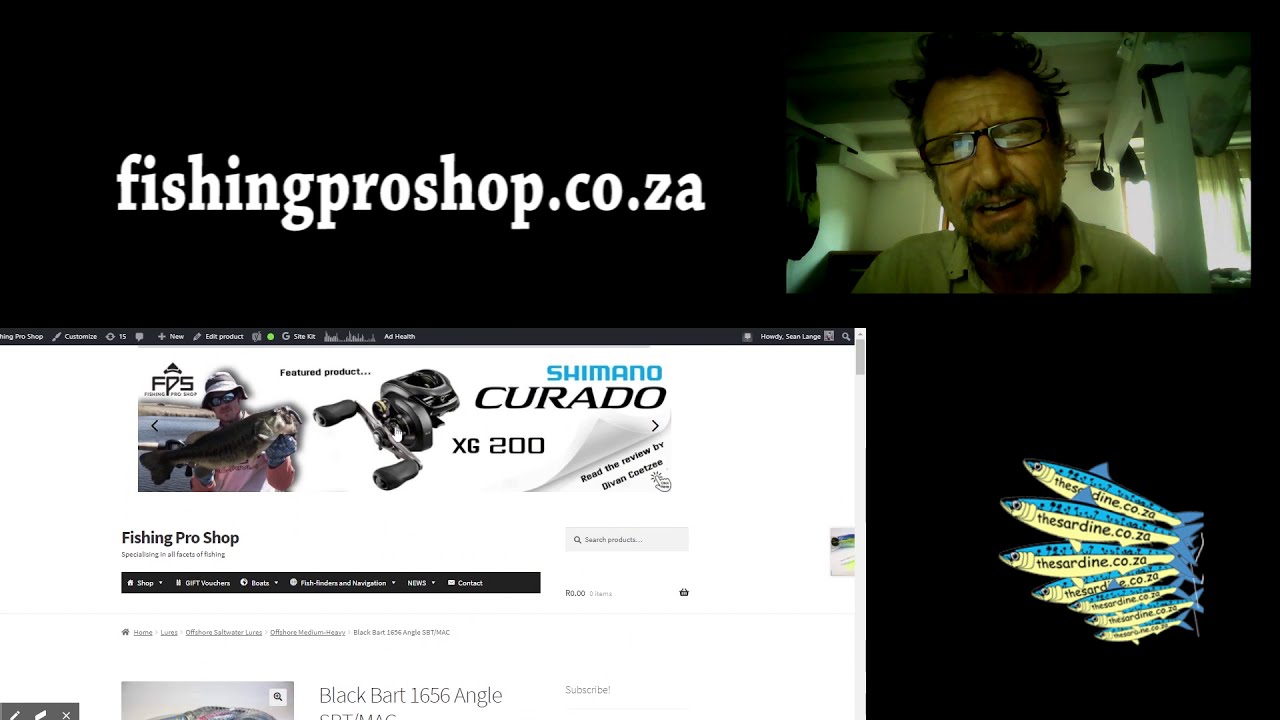 Shopping online with the Fishing Pro Shop