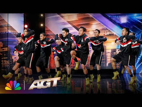 Junior New System: Filipino Dance Group Slays In Six Inch Heels | AGT