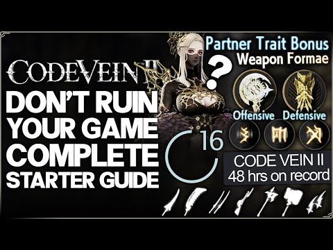 Code Vein 2 - Ultimate Starter Guide & 27 IMPORTANT Tips - Best Early Build, Weapon, Unlocks & More!